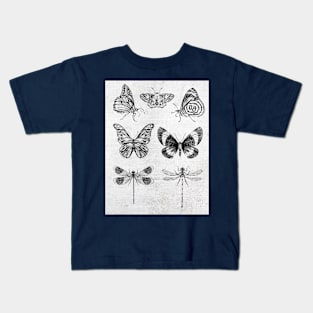 Butterflies and Dragonflies Kids T-Shirt